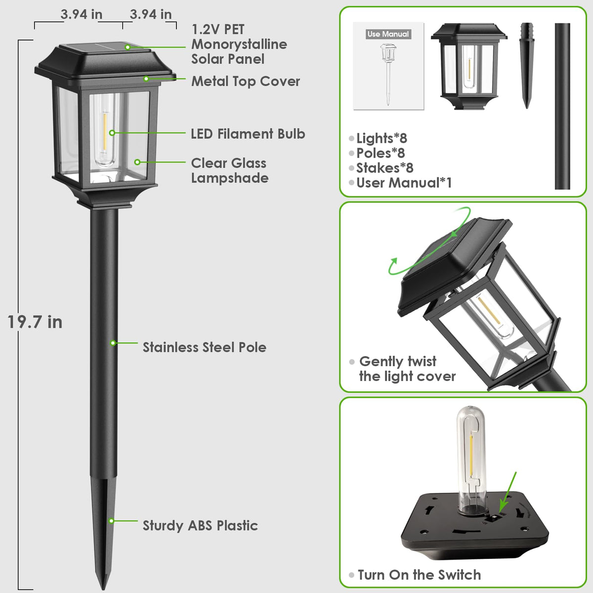 Mancra outdoor decor lights add festive touch for holidays.