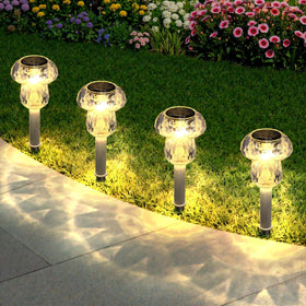 Mancra solar garden light in dusk-to-dawn mode for low-maintenance outdoor lighting