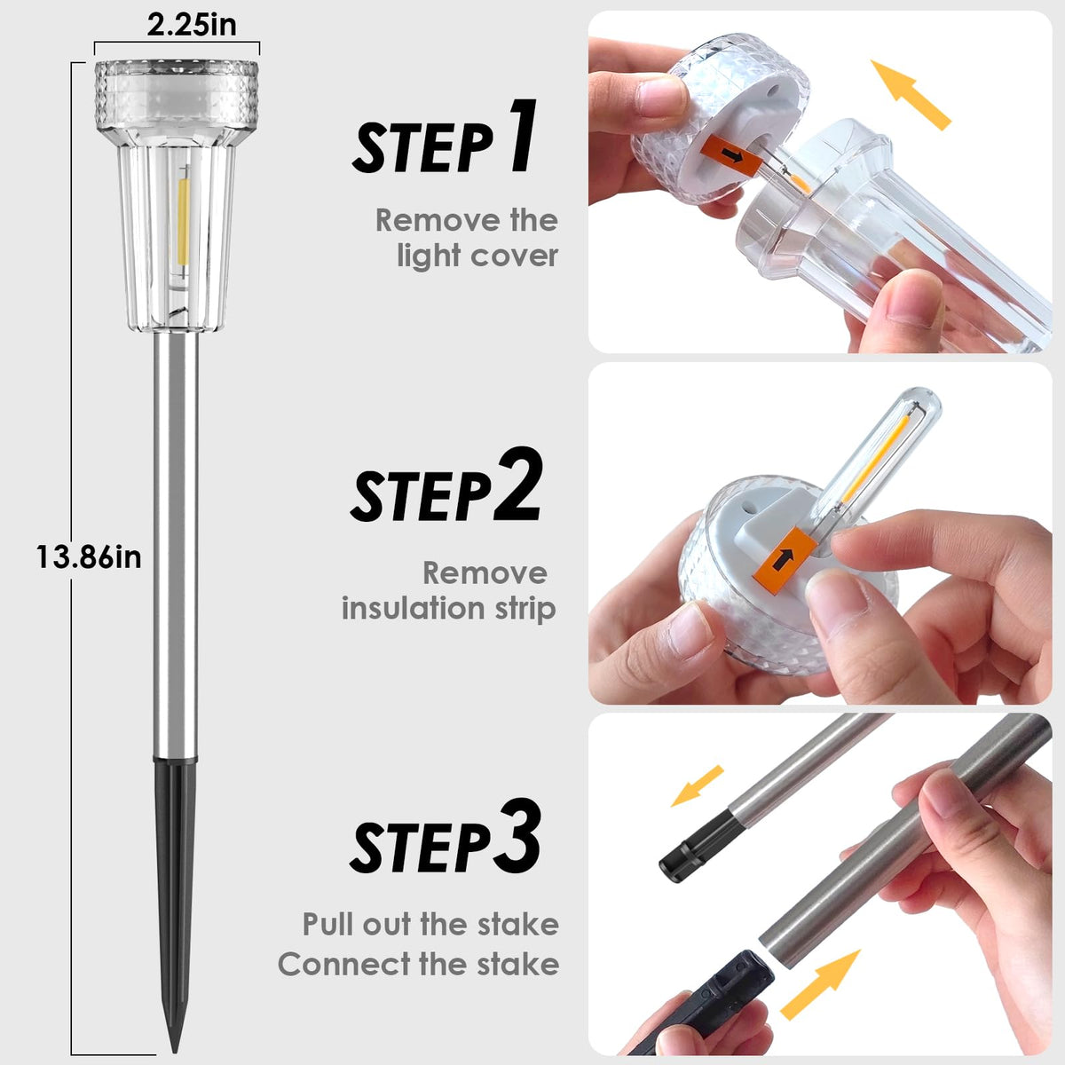 Mancra ground stake installation for quick setup
