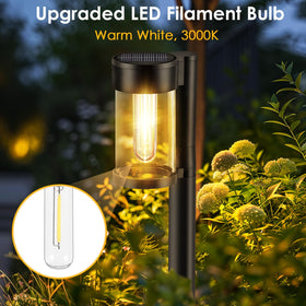 Mancra IP44-rated solar path light designed for all-weather use.