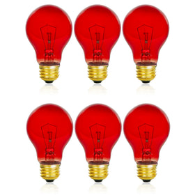 Mandala Crafts clear red bulb for controlled-use color output