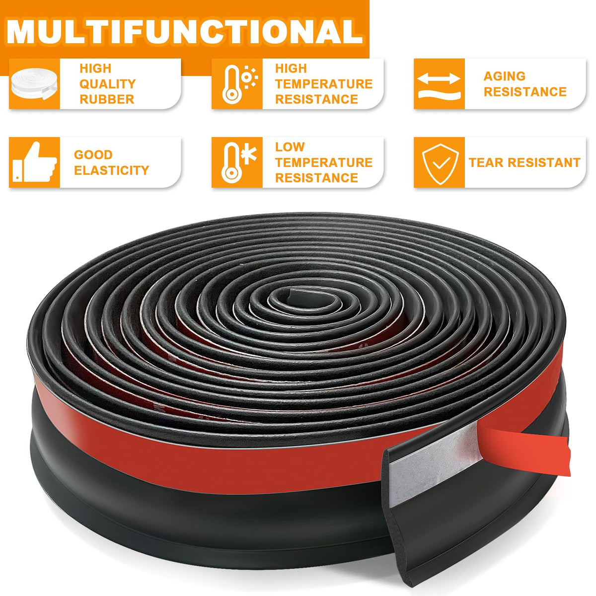 Manguo Q self-adhesive option with nails provides secure mounting.