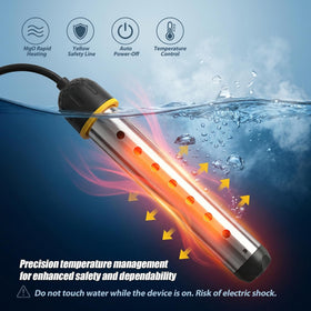 Manoai stainless steel guard protects against splashes and scalds.