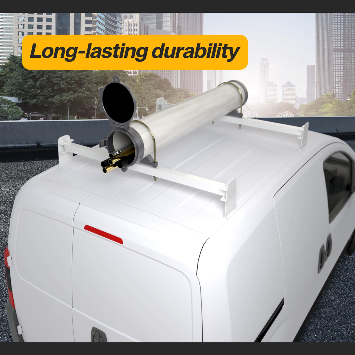 Manram conduit carrier spring-loaded latch speeds secure locking on site.