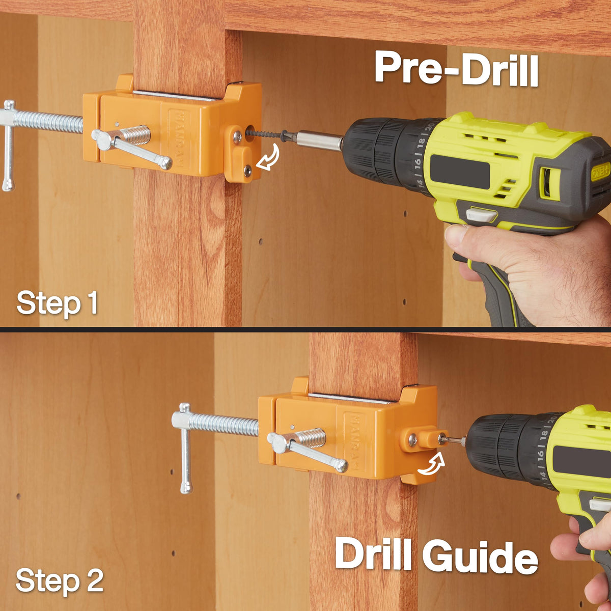 Manram face-frame alignment tool ensures flush boards and precise frames.