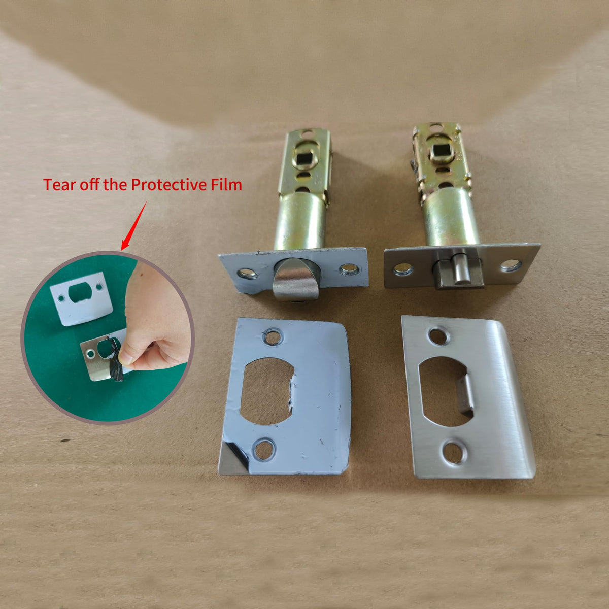 MANREN MR802ET thickness range 1.3 to 2.1 inches fits many doors.