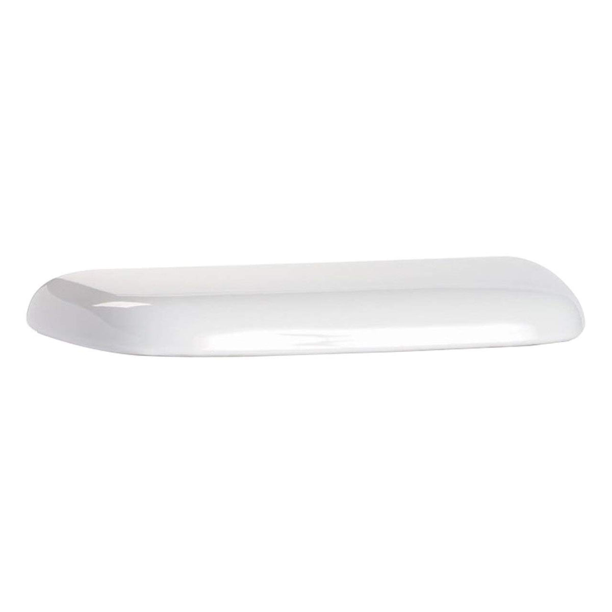 Mansfield 160lidwht lid for 160 tank, glazed ceramic, easy-to-clean design.