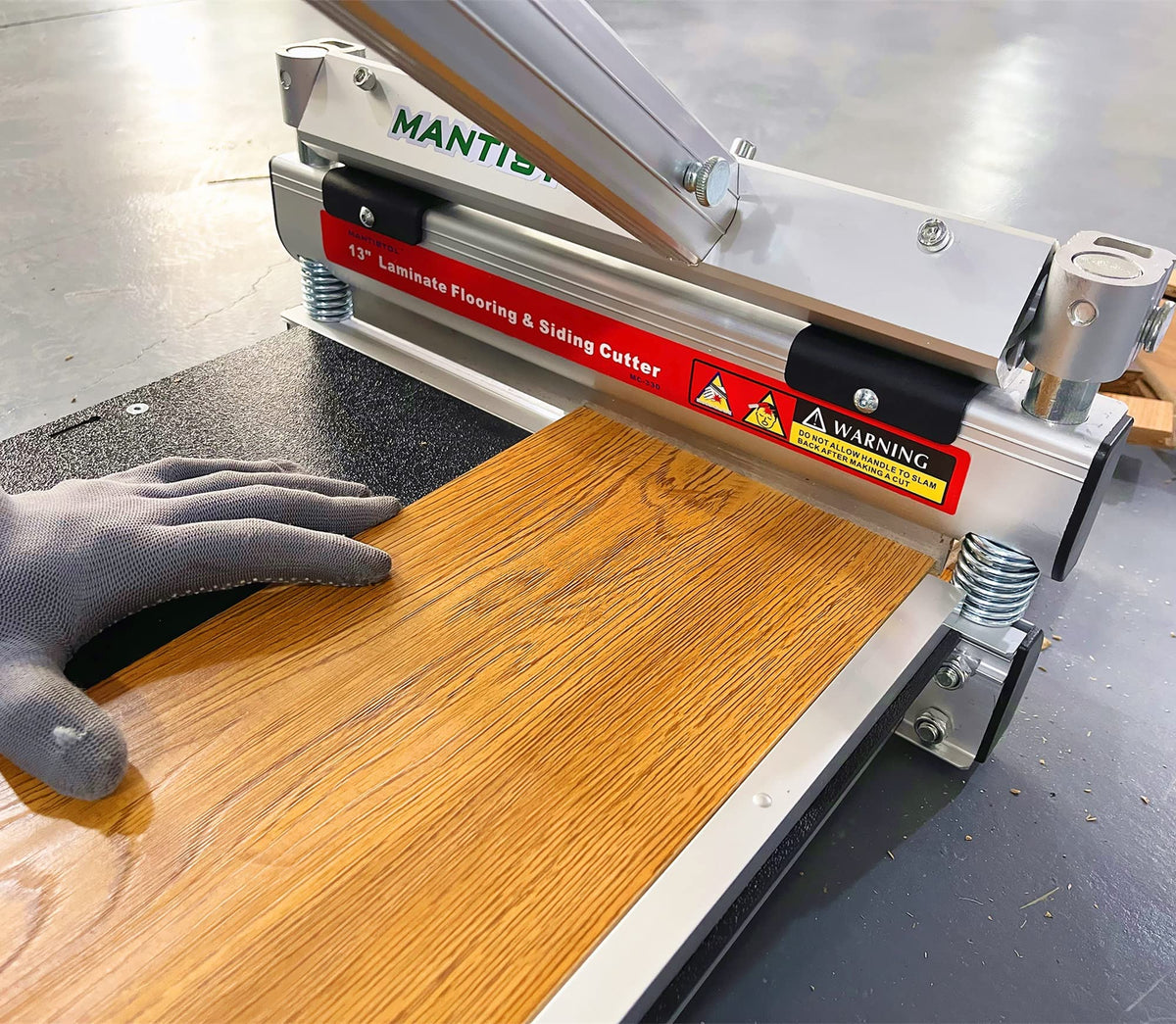 Mantistol 13inch Pro Floor Cutter angle setup with 15/30/45 degrees for fast installations