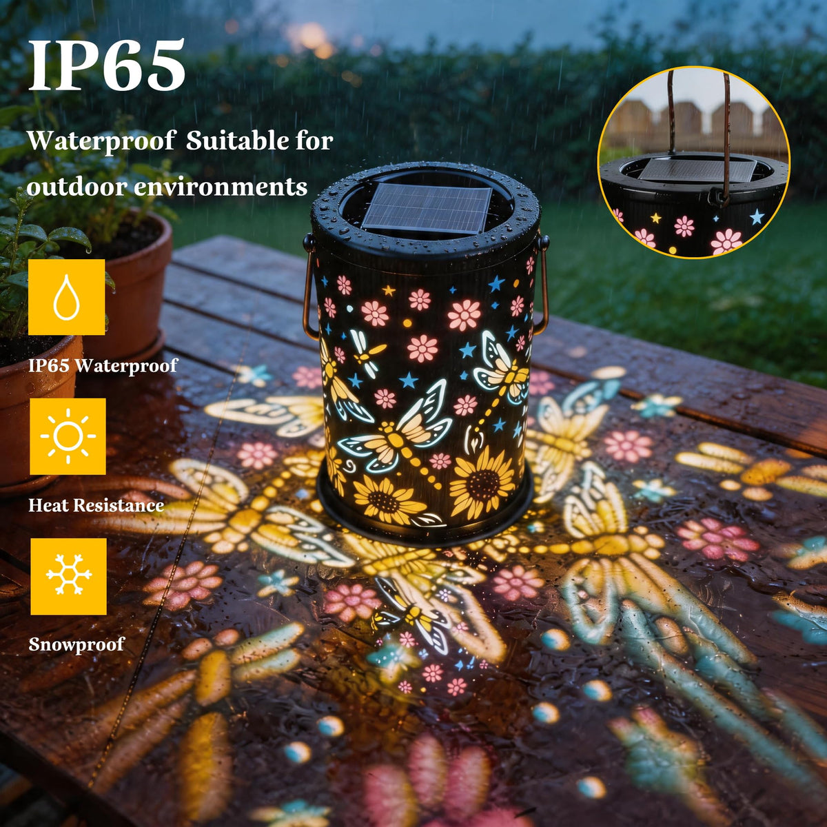Mantunt solar lantern garden path light ideal for walkways