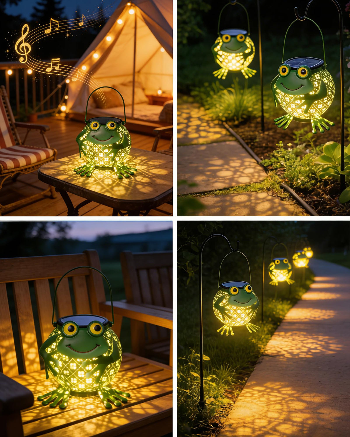 Mantunt waterproof-solar-lantern withstands rain for year-round use