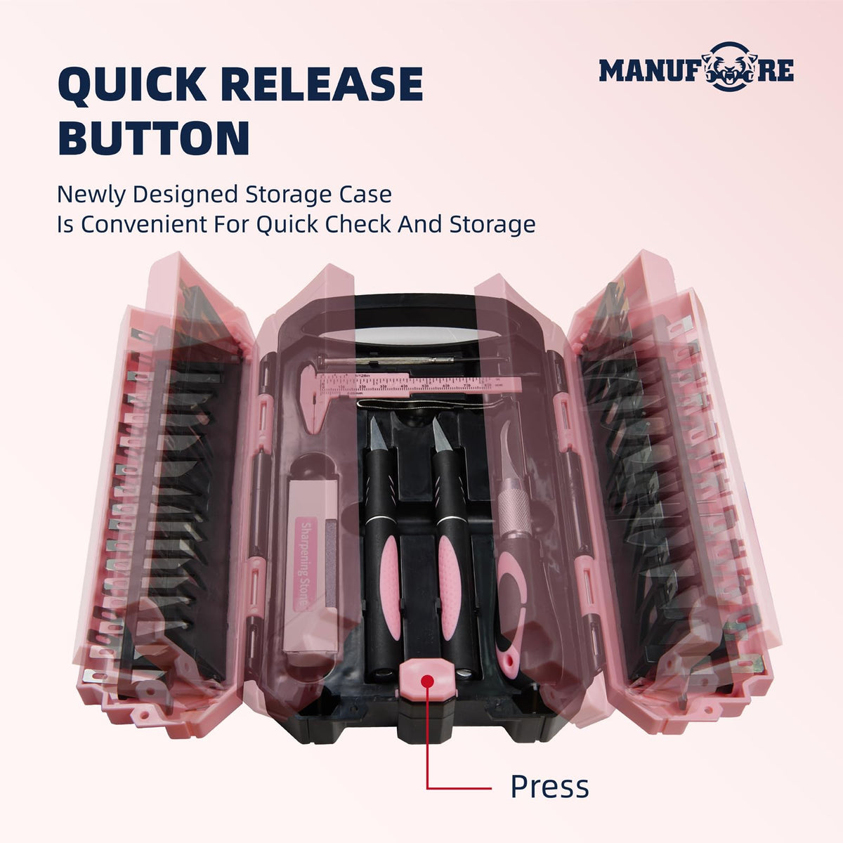 MANUFORE included accessories for maintenance and precision work