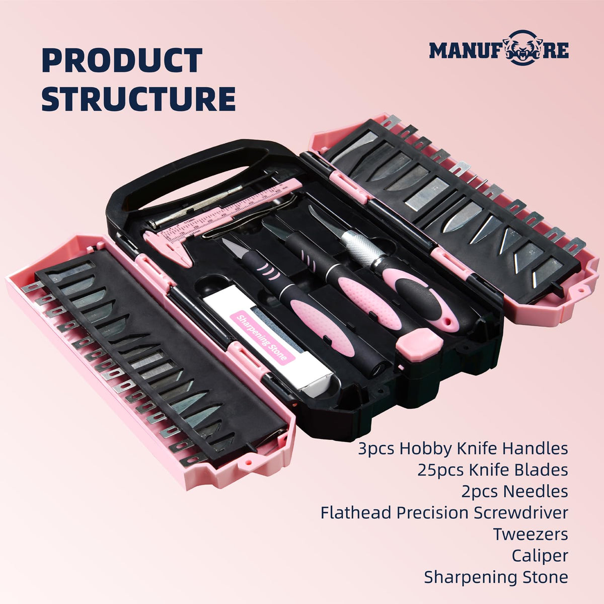MANUFORE blade collection enables versatile cutting for crafts and model making