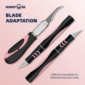 MANUFORE sharpening stone keeps blades sharp for cleaner cuts