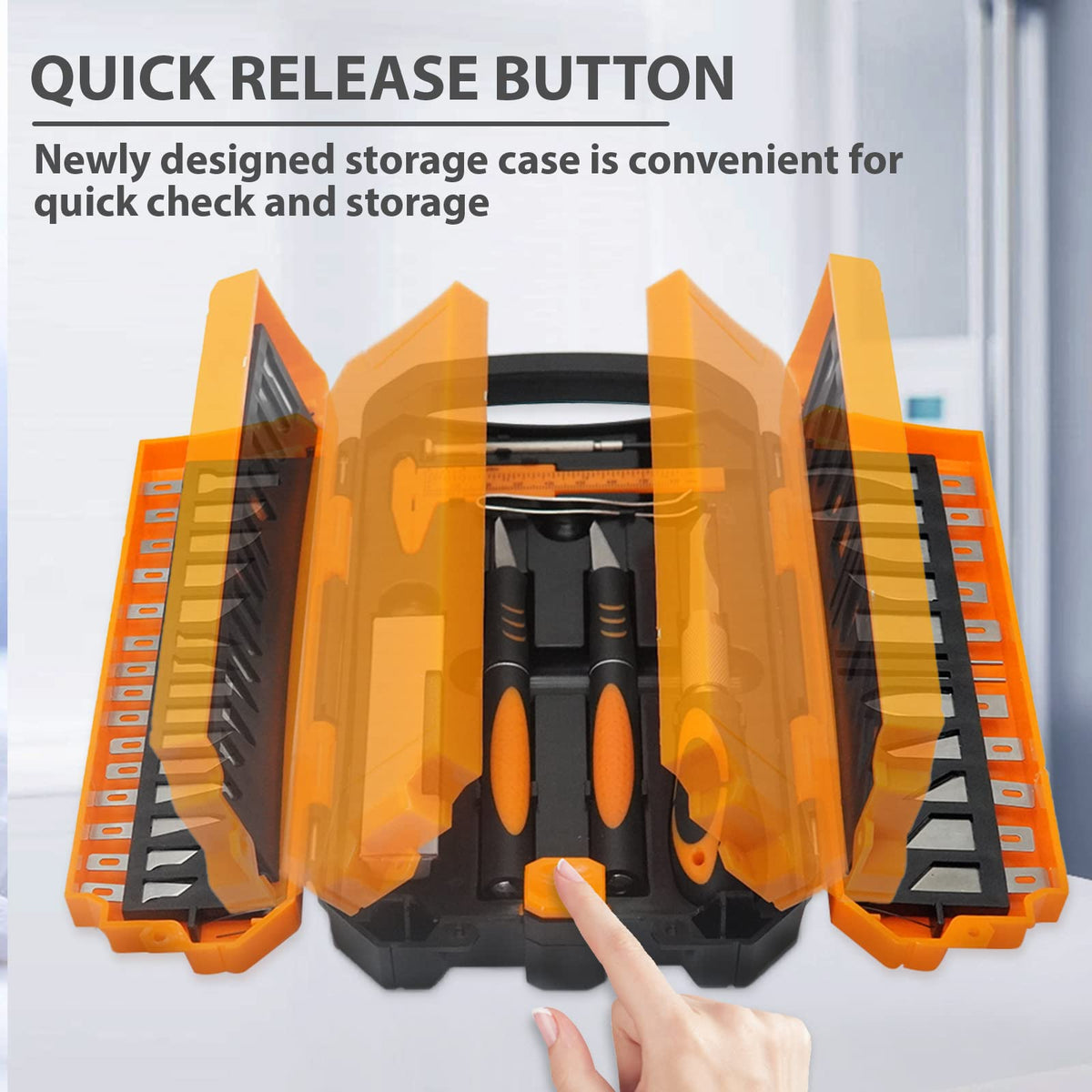 MANUFORE 34pcs anti-slip grip handles provide comfortable control during long sessions