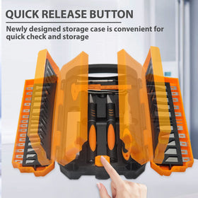 MANUFORE 34pcs anti-slip grip handles provide comfortable control during long sessions