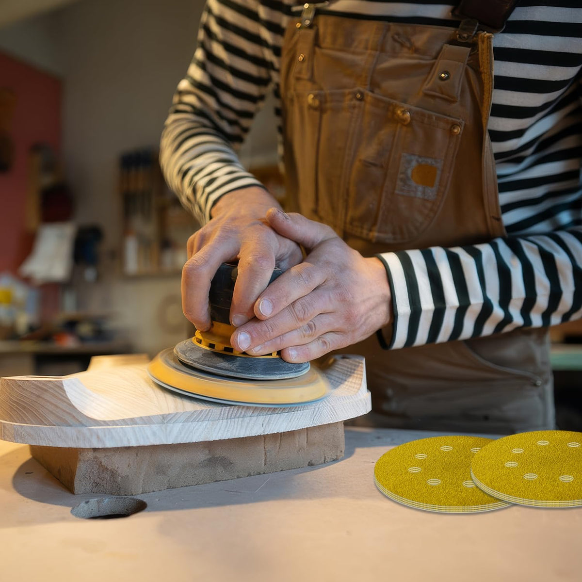MAOKLA gold-color discs offer visible wear resistance and extended disc life.