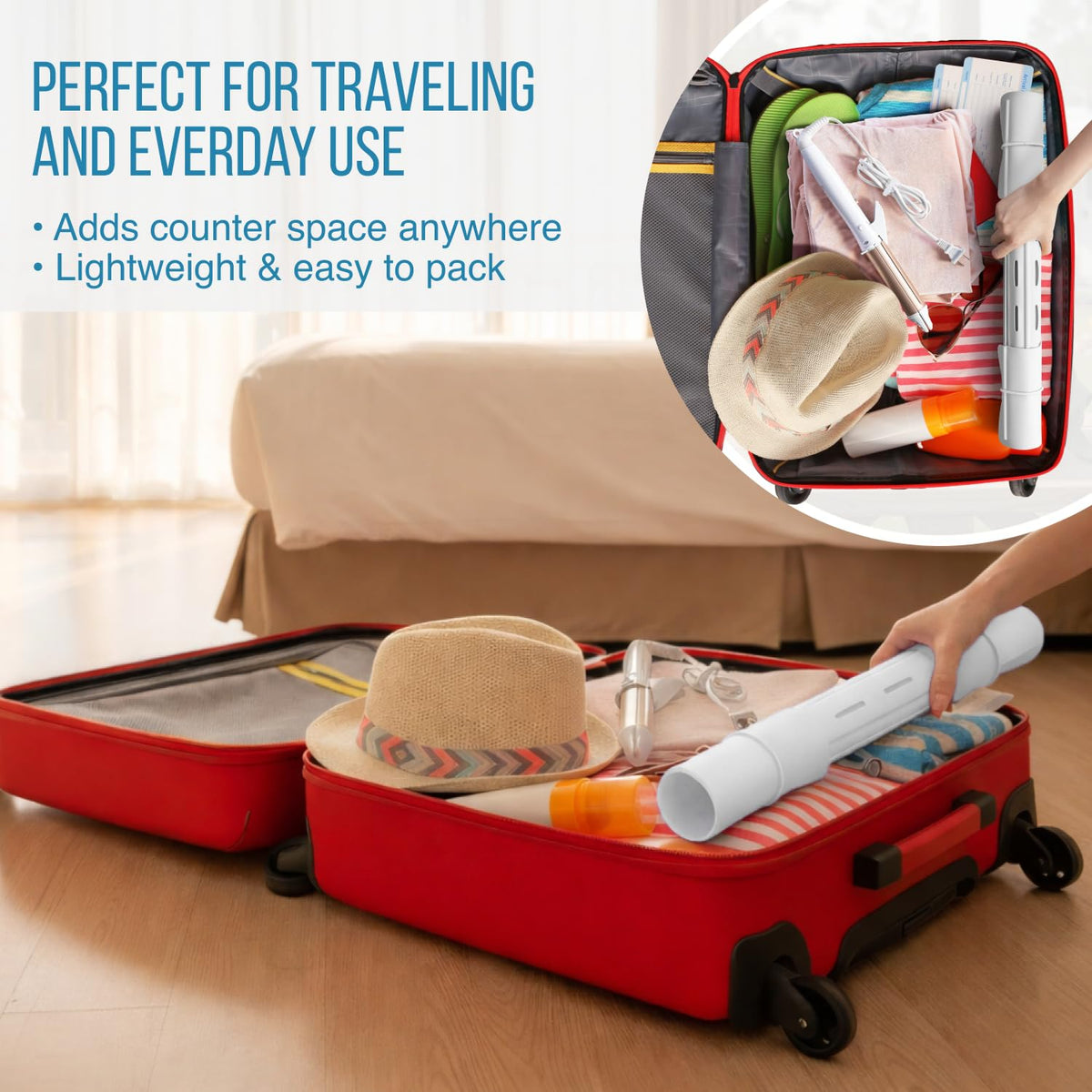 Maplefield foldable design fits compact hotel or dorm setups.