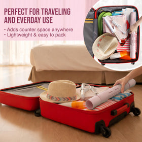 Maplefield easy-clean makeup mat protects surfaces from spills and stains.