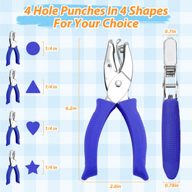 MAPVOLUT 4 shapes hole punch star brings playful punctures to invitations and crafts.