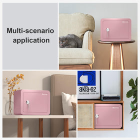 Marcree pink safe close-up finish highlights rounded corners for safer handling