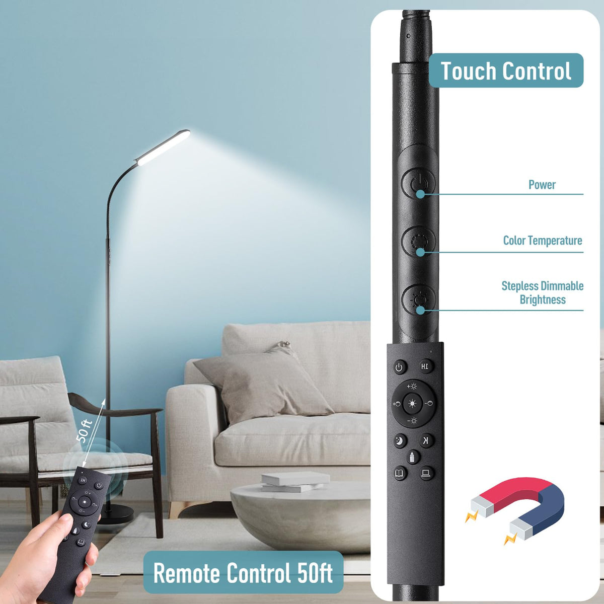Marctronic 1800lm brightness ideal for reading and tasks