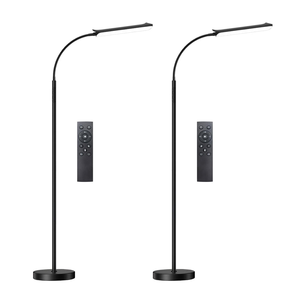 Marctronic floor lamp tilt-base for stable, directed illumination in living spaces