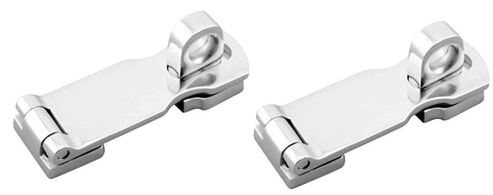 Marine Part Depot door hasps with turning padlock eye mount secure boat hatch access