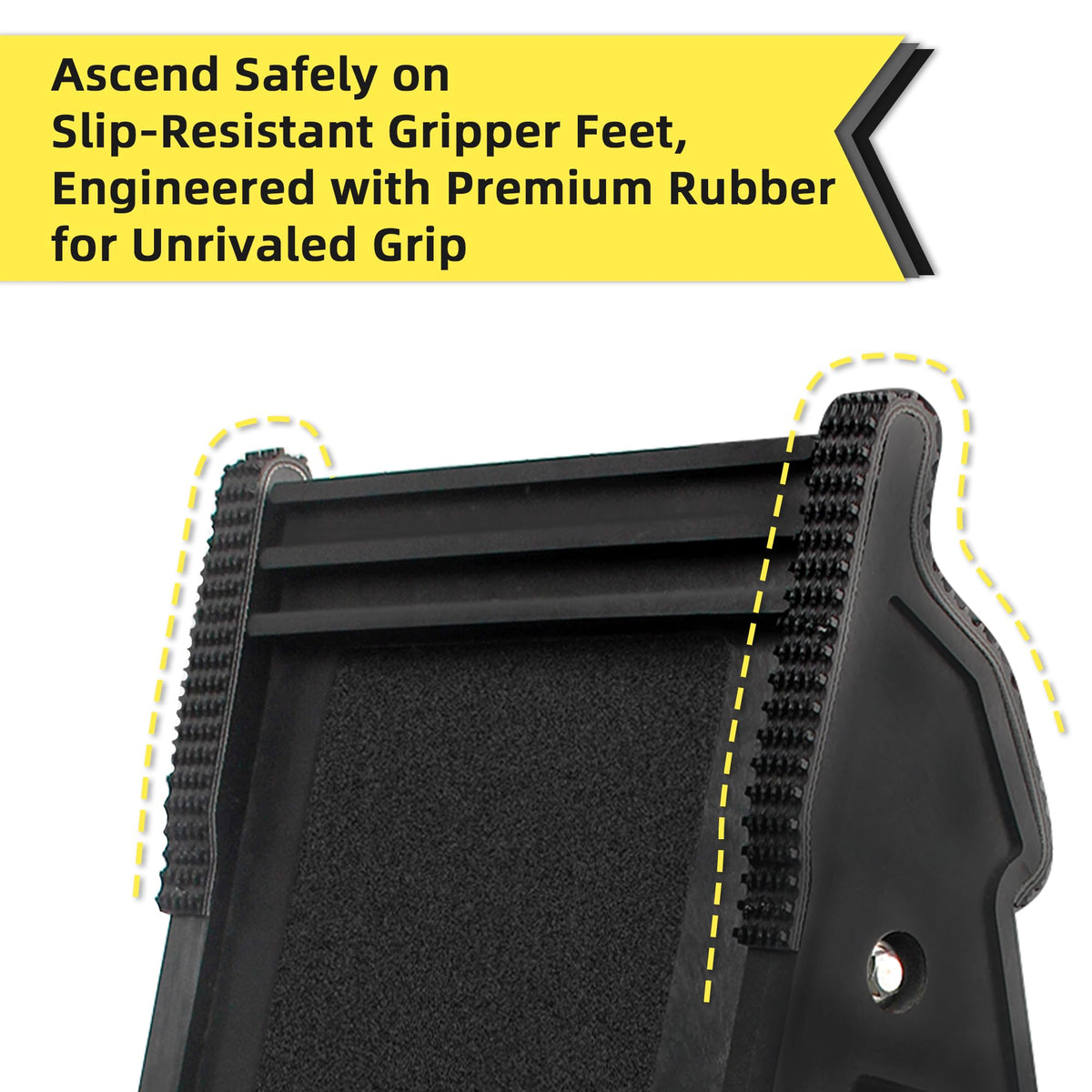 MARKETTY ladder stand-off supports uneven surfaces with ease