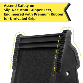 MARKETTY ladder stand-off supports uneven surfaces with ease