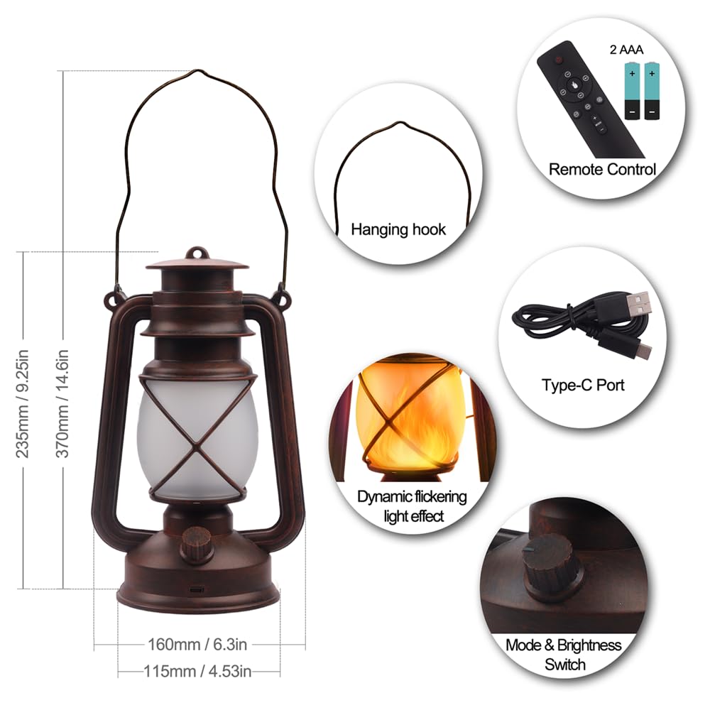 Marlrin lantern IP44 waterproof housing for outdoor weather resistance