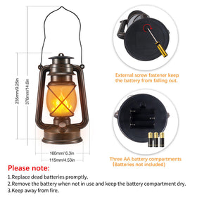 Marlrin IP44 weatherproof lantern protects against rain.
