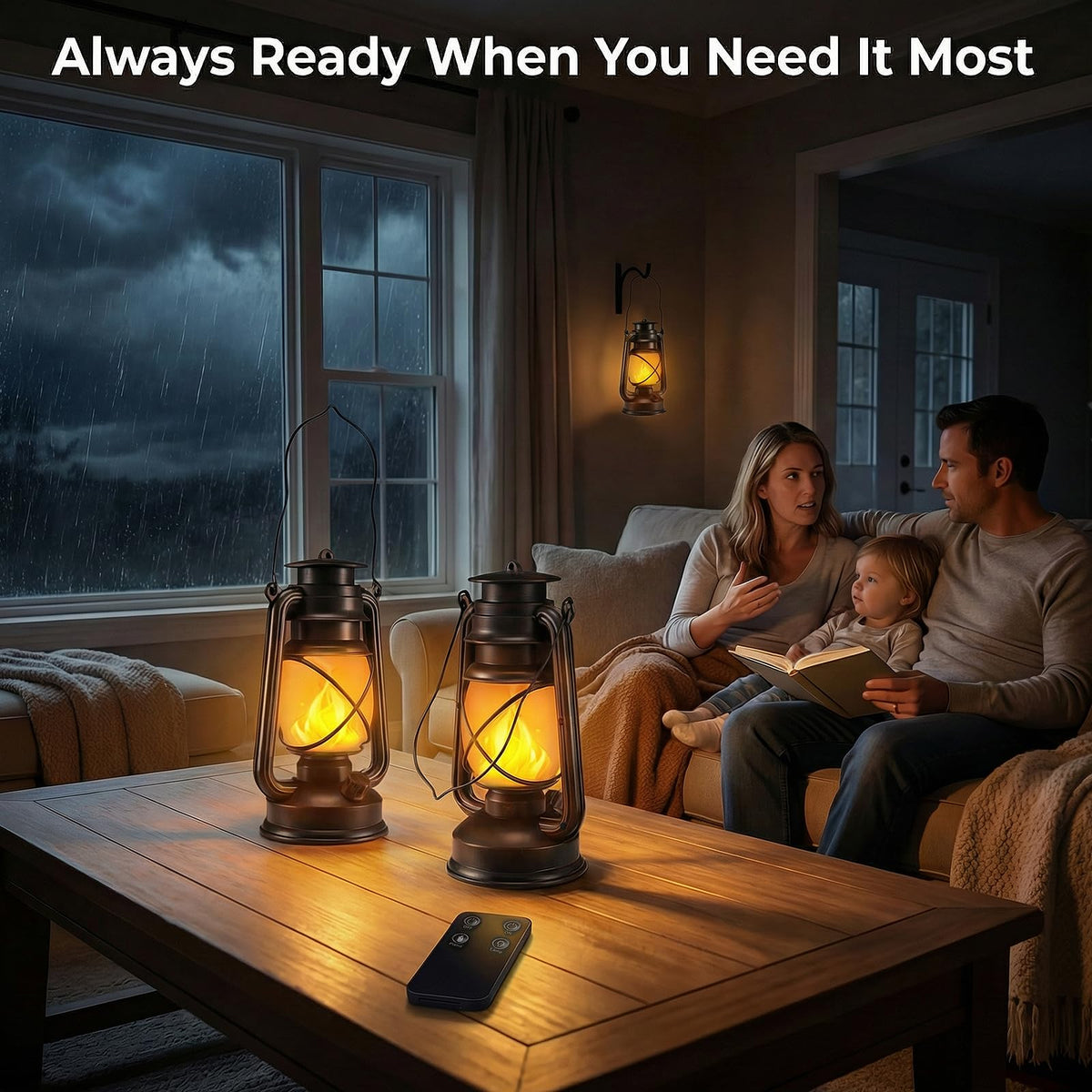 Marlrin 3AA battery powered lanterns for portable use.