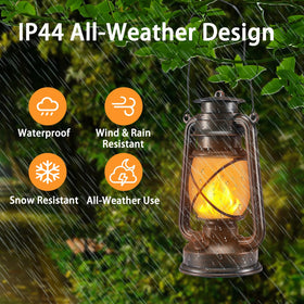 Marlrin waterproof IP44 lantern ready for any season and weather.