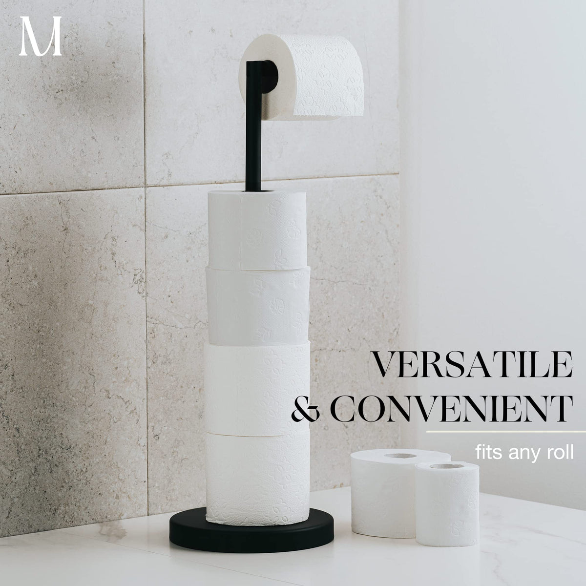 Marmolux Acc foldable roll arm for quick, clean roll changes