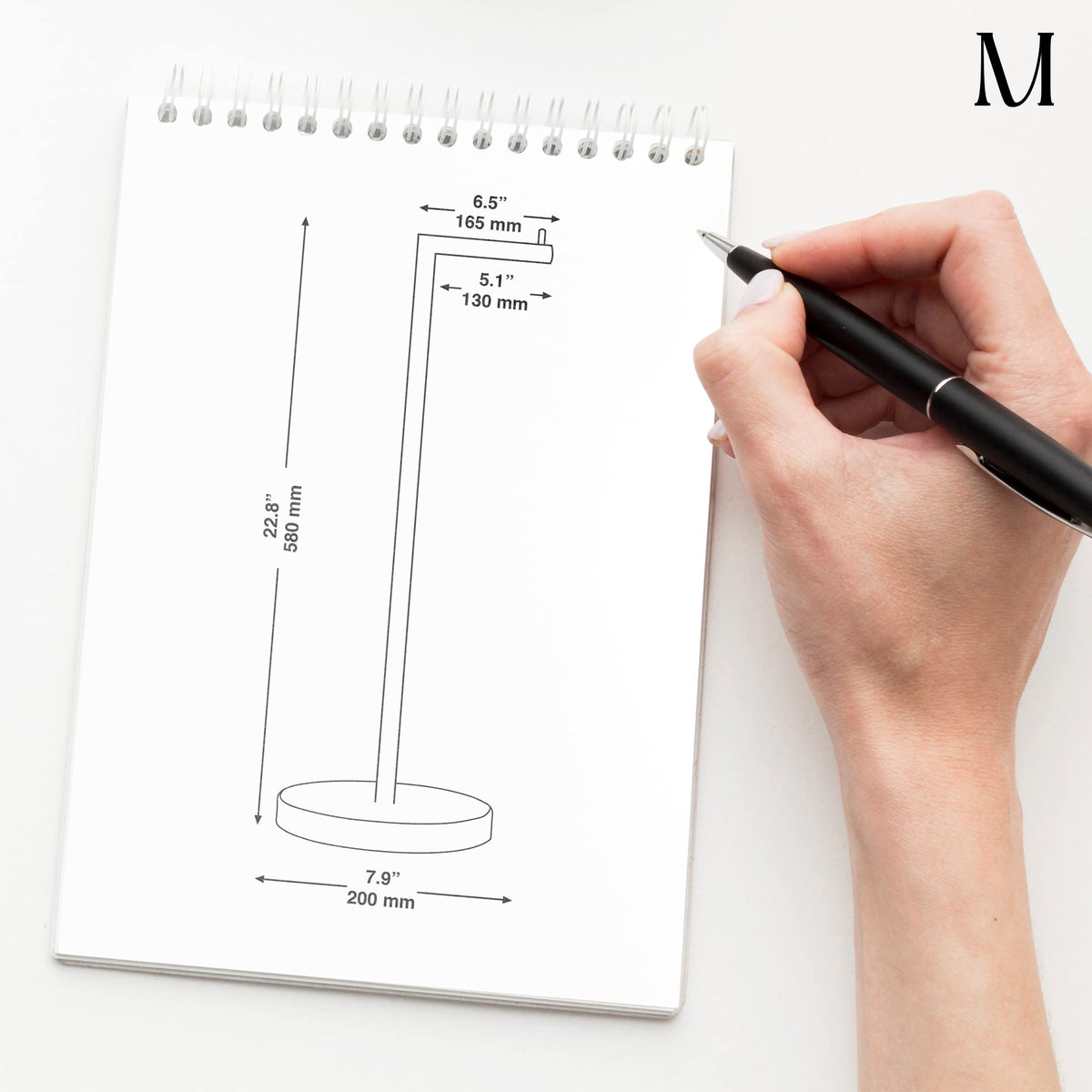 Marmolux Acc tall vertical stand supports up to four rolls