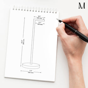 Marmolux Acc tall vertical stand supports up to four rolls