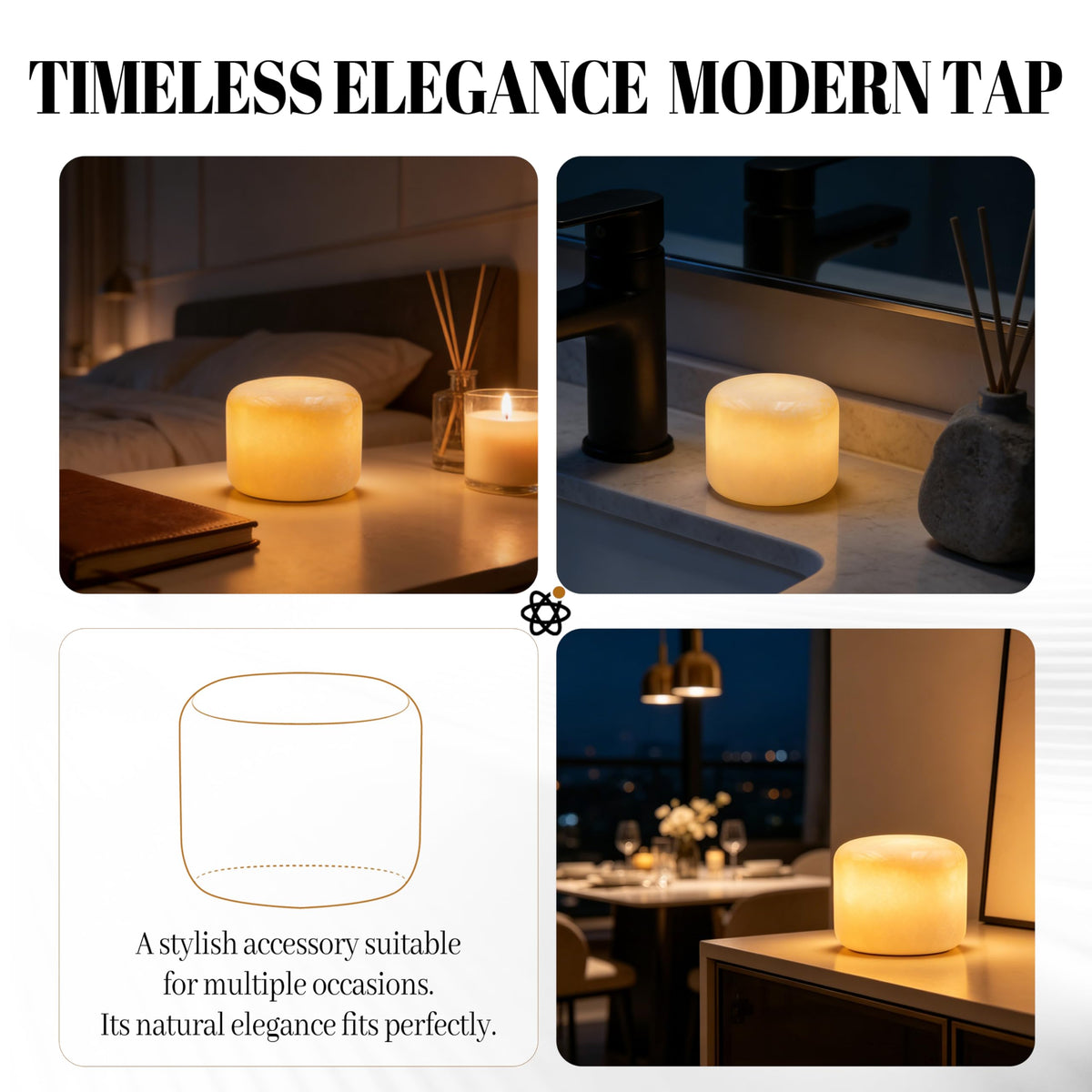 Marmor Durable Scratch-Resistant Lamp resists daily bumps