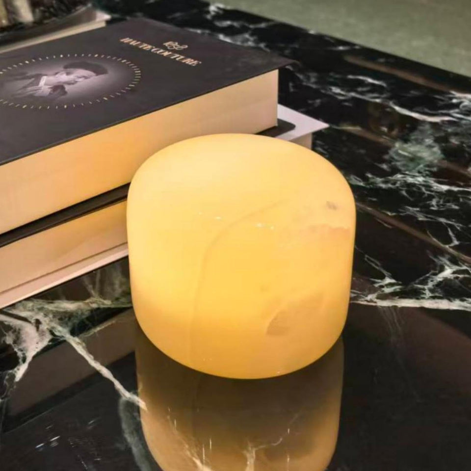 Marmor Marble Lamp Night Light with touch control for soothing bedside ambiance.