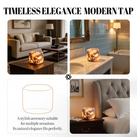 Marmor marble lamp table with Type-C port for easy charging.