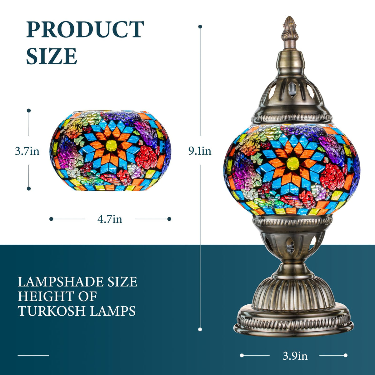 Marrakech bronze-based lamp offers easy assembly and stylish accent in bedrooms.