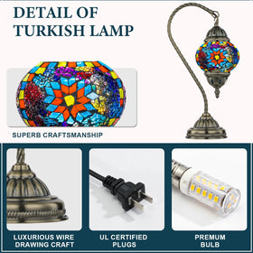 Marrakech Turkish Moroccan lamp shown during simple, tool-free assembly