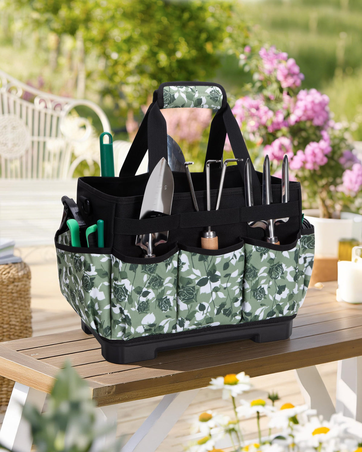 Marscamd garden bag stand-alone design keeping workspace tidy and organized