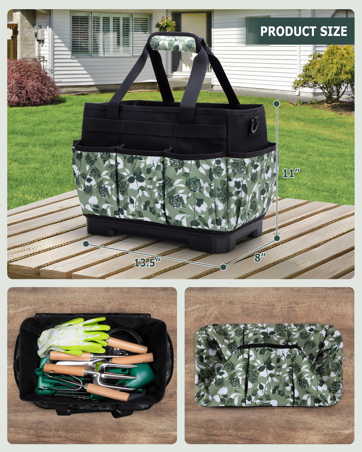 Marscamd tool bag exterior pockets with elastic bands holding tools securely