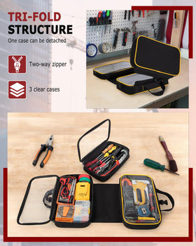 Marscamd roll up detachable case allows independent use for portable tools