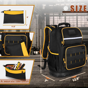 Marscamd Tool Backpack side pouches hold water bottle or accessories