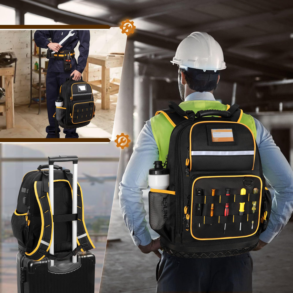 Marscamd Tool Backpack USB port enables charging on the move