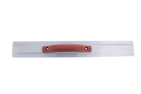Cast magnesium blade provides durable, smooth results on concrete surfaces.