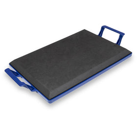 Marshalltown foam kneeler board side view showing extra-large handles for stability