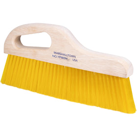Marshalltown handle brush with offset handle for comfortable concrete finishing on edges