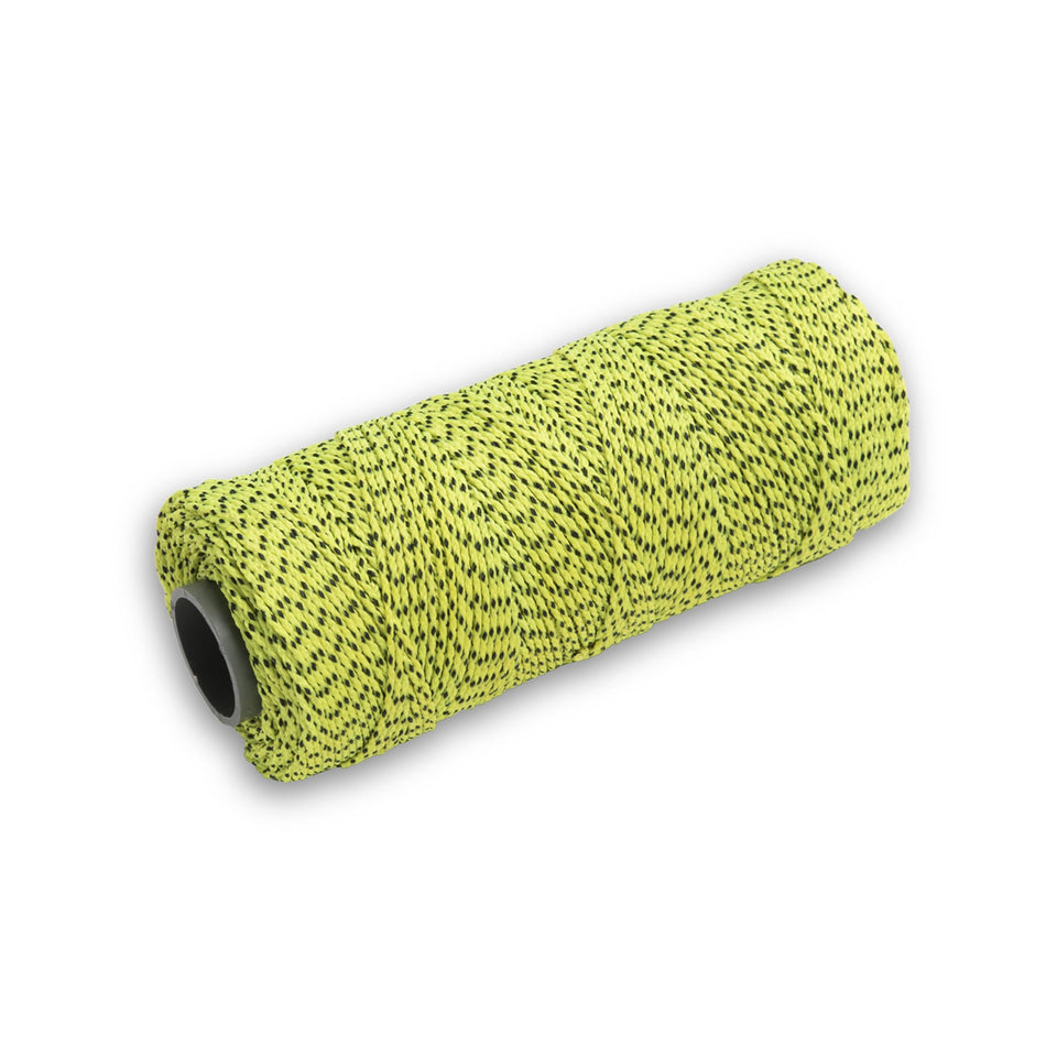 MARSHALLTOWN bonded nylon masonry line in yellow and black for precise layout